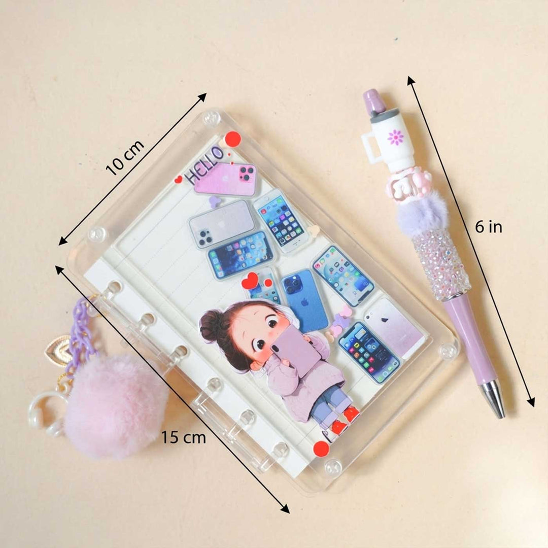 "Hello Kitty" Themed Diary & Pen Stationery Set For Kids
