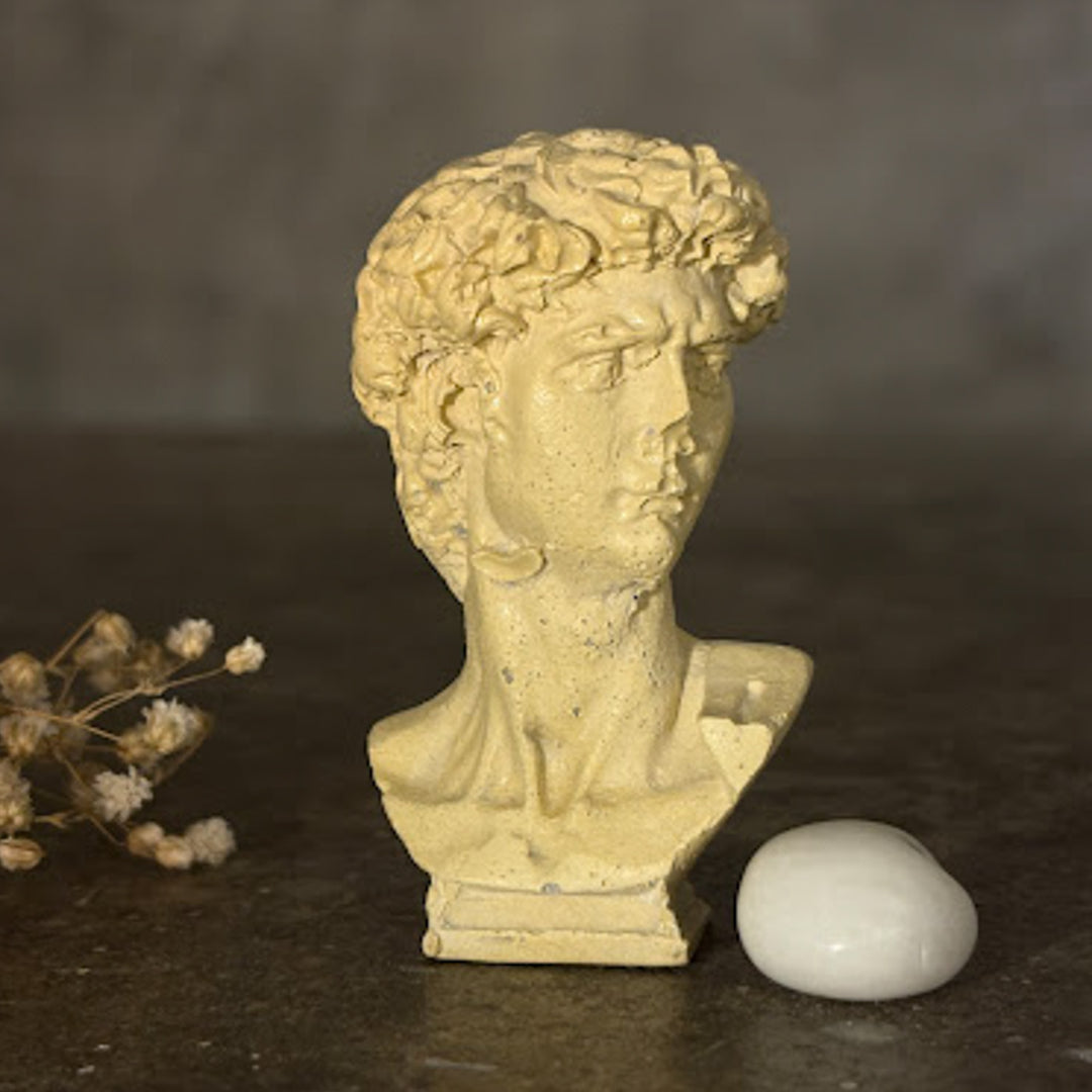 Handmade Concrete Romae Hamper | Includes 1 David Centerpiece, 1 Roman Pillar And 1 Vase