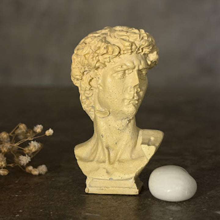 Handmade Concrete Romae Hamper | Includes 1 David Centerpiece, 1 Roman Pillar And 1 Vase