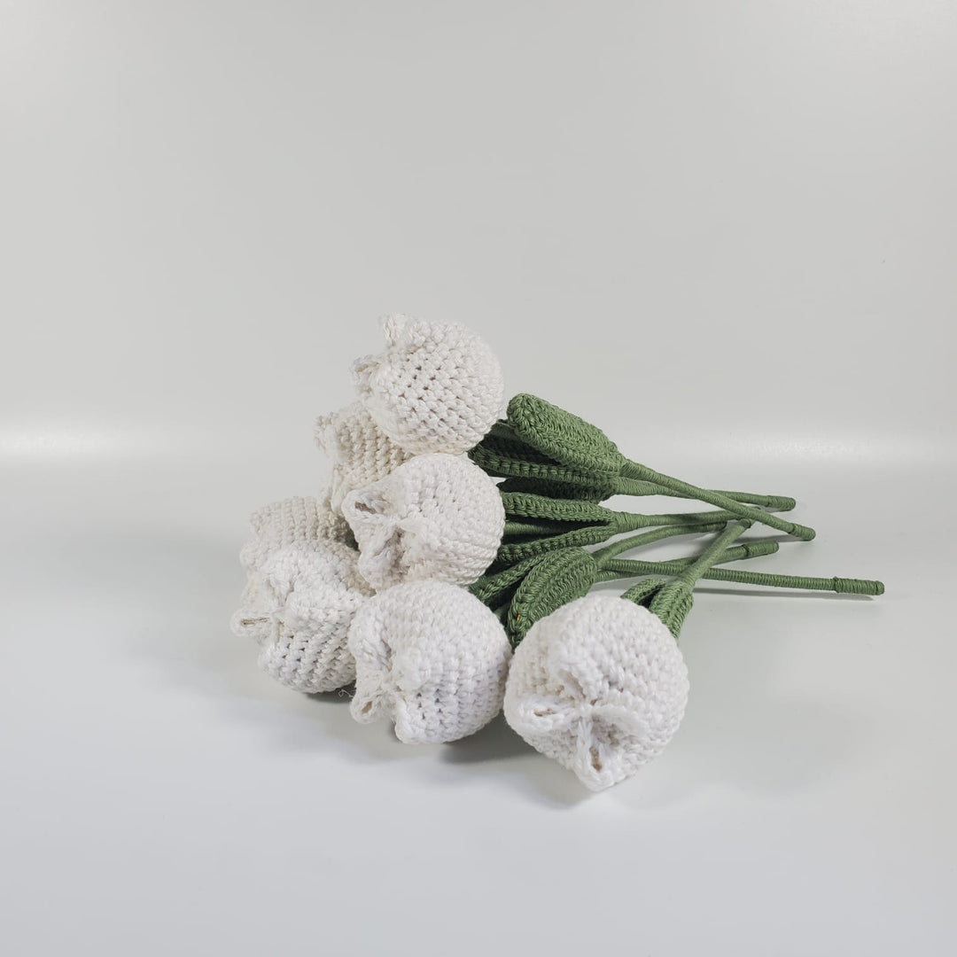 Handcrafted Crochet Tulip Flowers