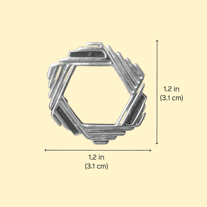 Handmade Ember Glow 22k Gold Plated Silver Earrings