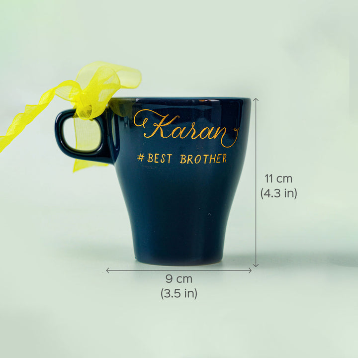 Personalized Coffee Mug with Calligraphy Lettering