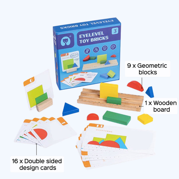 Eye Level Geometric Bricks Game Set