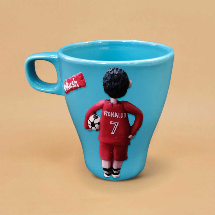 Personalized Handmade Football Theme Ceramic Mug