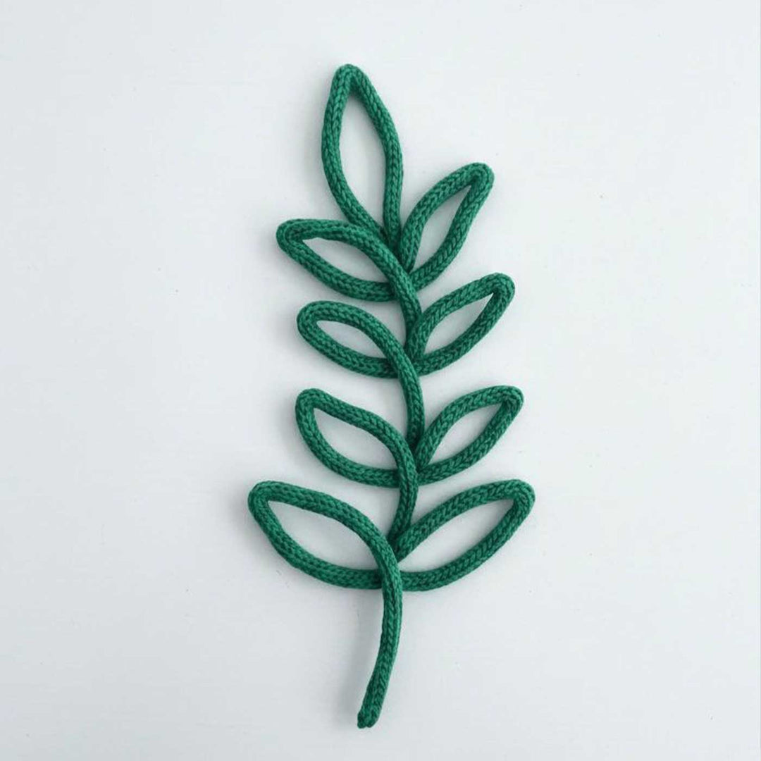 Handmade Knitted Wire Green Gulzar Fern