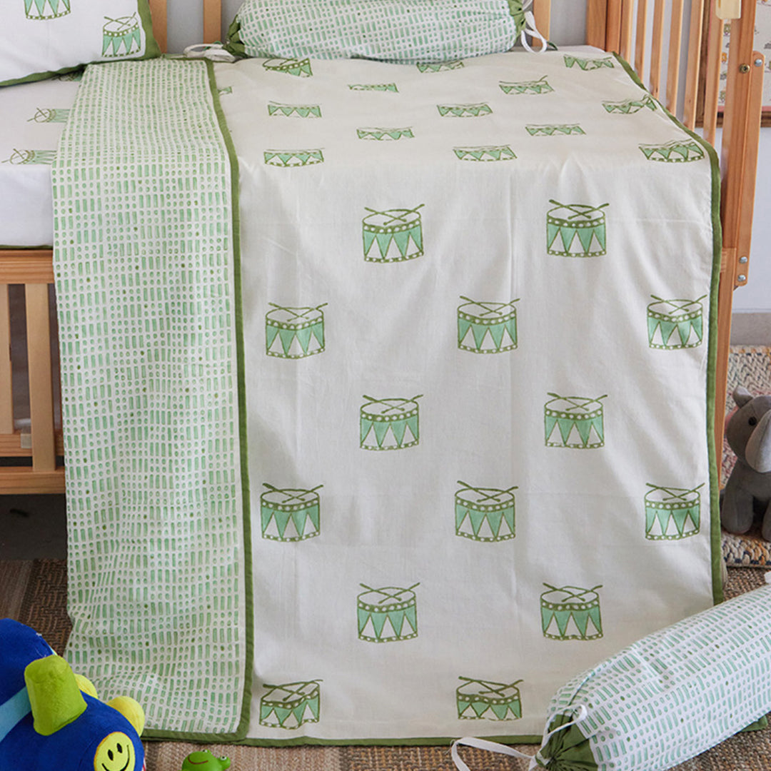 Street Drum Hand Block Printed Baby Dohar