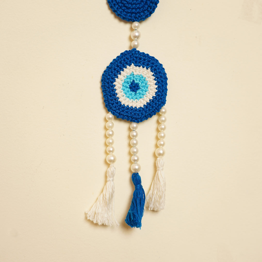 Handmade Evil Eye Crochet Hanging