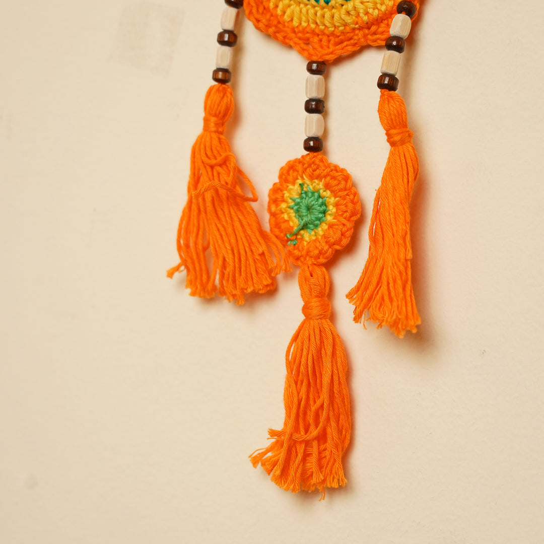 Handmade Svadhisthana Chakra Crochet Hanging
