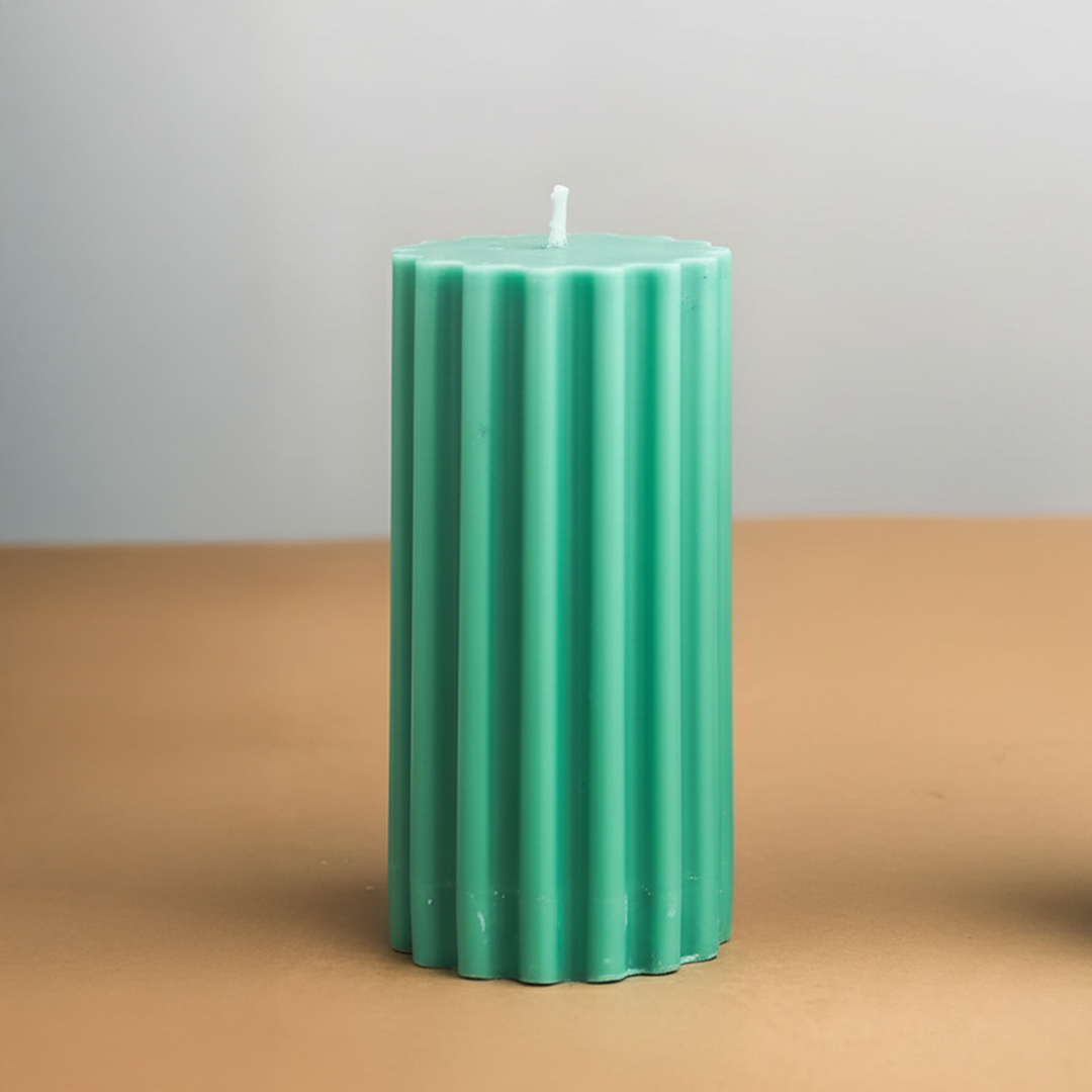 Handmade Ridge Line Candle For Christmas Decoration