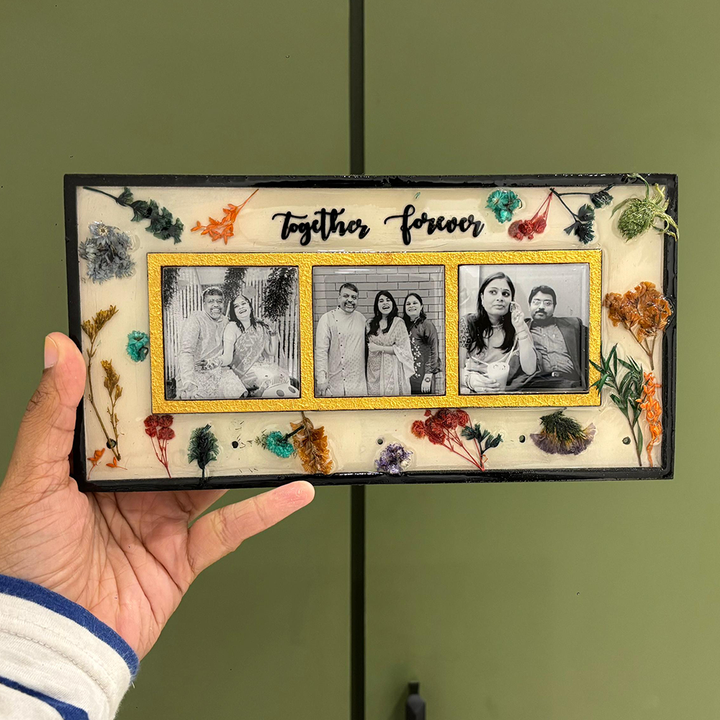 Together Forever Resin Photo Personalized Plaque