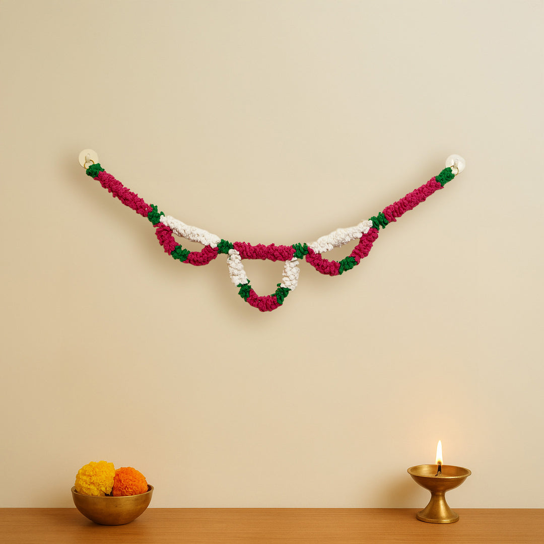 Handmade Decorative Jasmine Crochet Toran