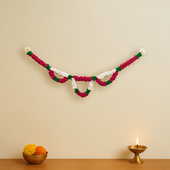 Handmade Decorative Jasmine Crochet Toran