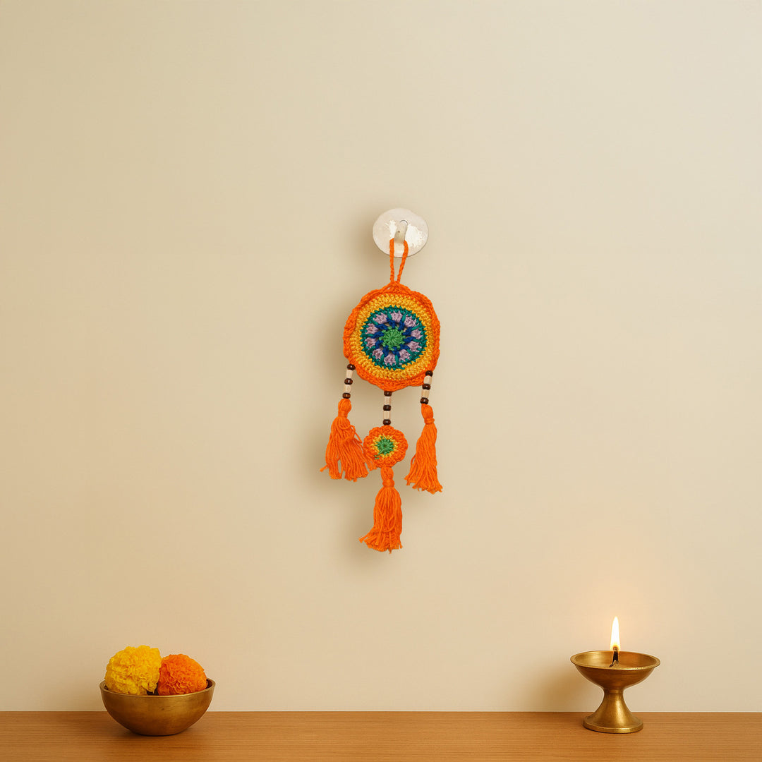 Handmade Svadhisthana Chakra Crochet Hanging