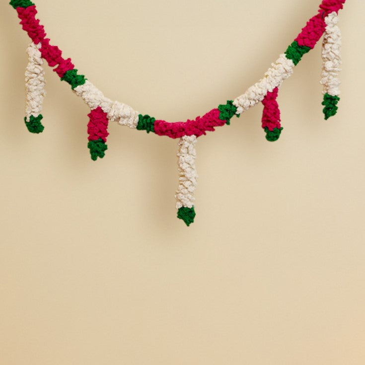 Handmade Festive Jasmine Crochet Toran