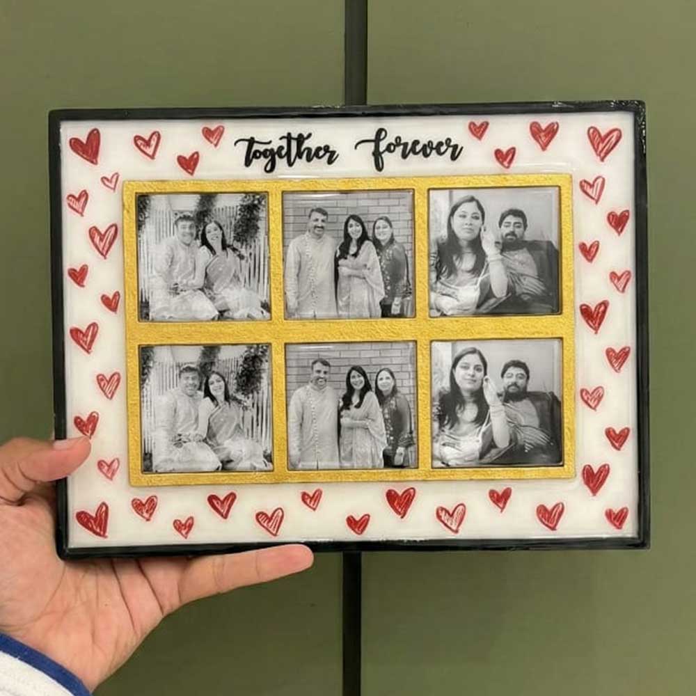 Together Forever Resin Photo Personalized Plaque