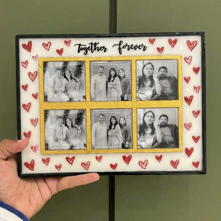 Together Forever Resin Photo Personalized Plaque