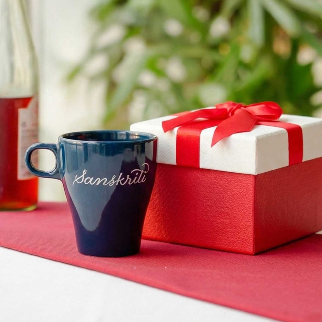 Personalized Coffee Mug with Calligraphy Lettering for Husband