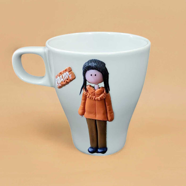 Photo Personalized Handmade Girl Theme Ceramic Mug