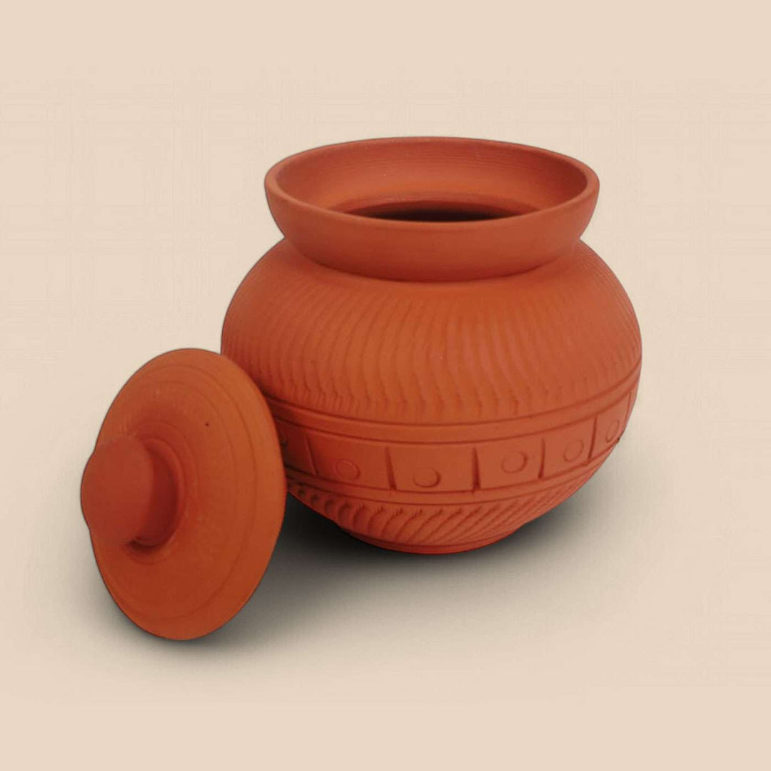 Handmade Maharaja Terracotta Sugar Pot