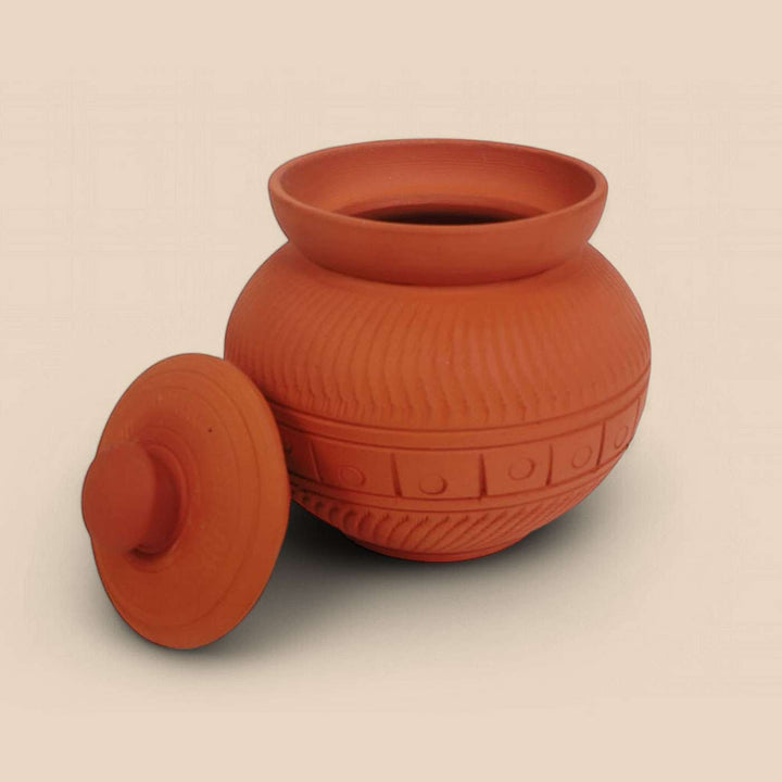 Handmade Maharaja Terracotta Sugar Pot