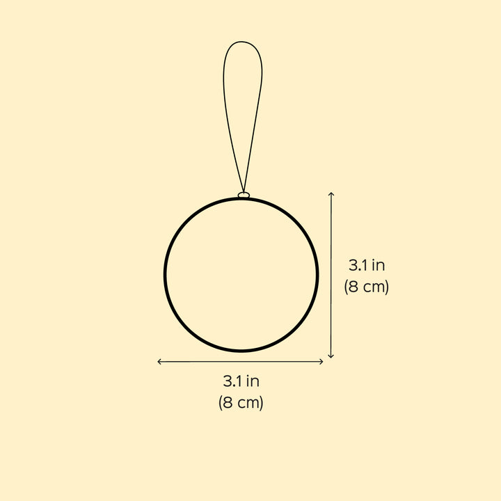 Personalized Hand-Painted My First Christmas Terracotta Ornament For Christmas Tree Decoration