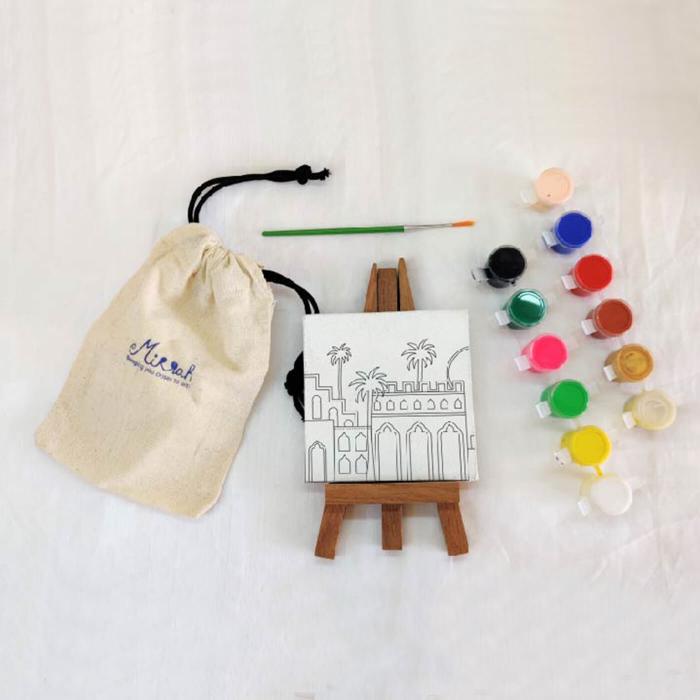 Ready To Paint Miniature Painting DIY Kit - Zwende