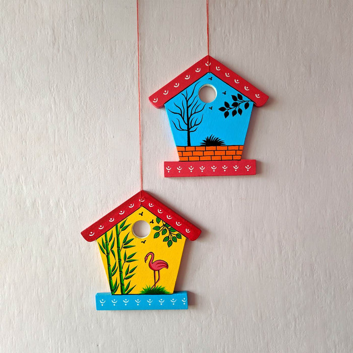 Handpainted Nest String Wall Hangings