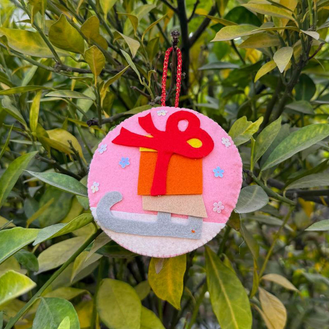 3 Pc | Whimsical Felt Christmas Character Ornament