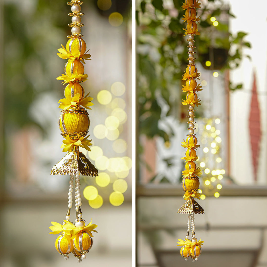 Handmade Decorative Gota Patti & Moti Hanging