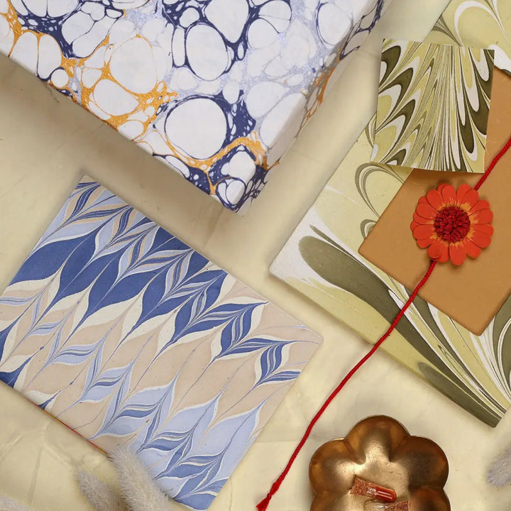 Eco-Friendly Festive Rakhi Hamper | Includes 1 Notebook, 1 Photo Frame, 1 Rakhi, 1 Roli Chawal & 1 Greeting Card