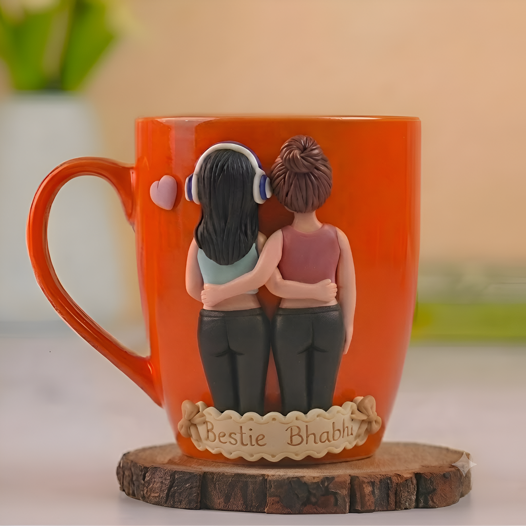 Bestie Bhabhi | Personalised Ceramic and Clay Mug