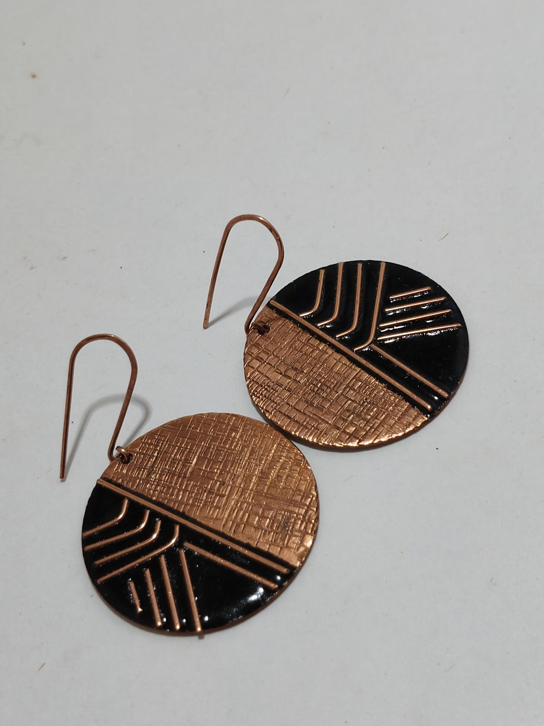 Suntop Copper Earrings