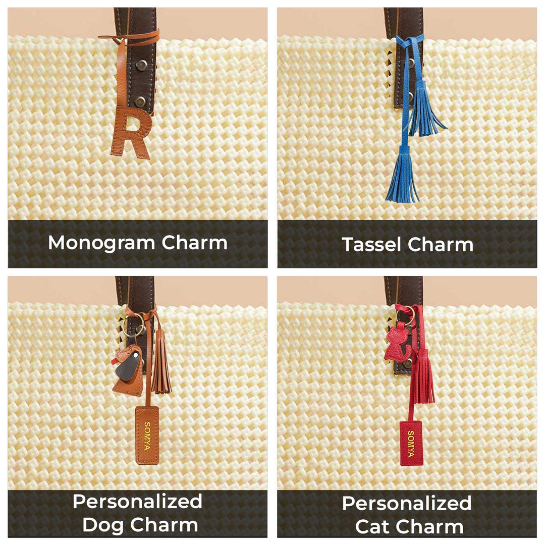 Pastel Stripes Handmade Wire Koodai Tote Bag