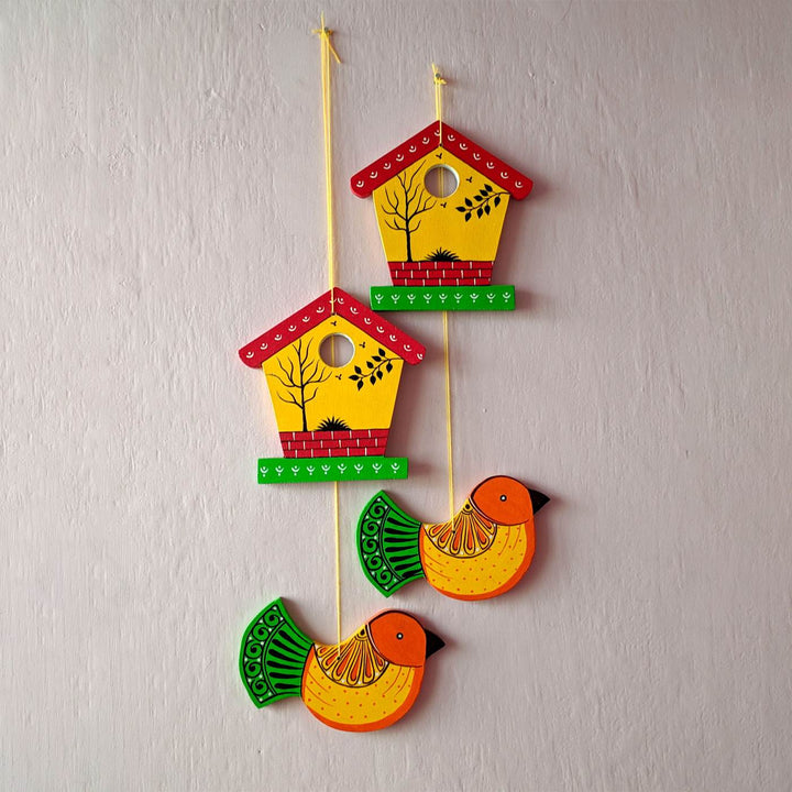 Handpainted Nest String Wall Hangings