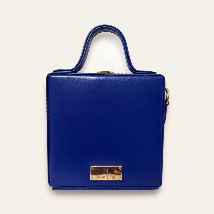 Handcrafted Mini Butterfly Lippan Art Square Box Bag