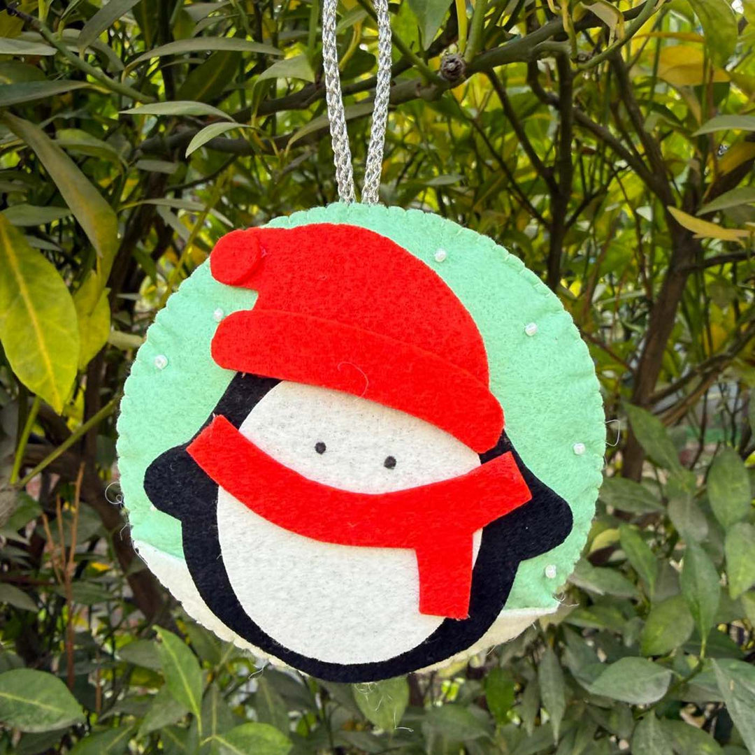 5 Pc | Colorful Handmade Felt Christmas Ornament