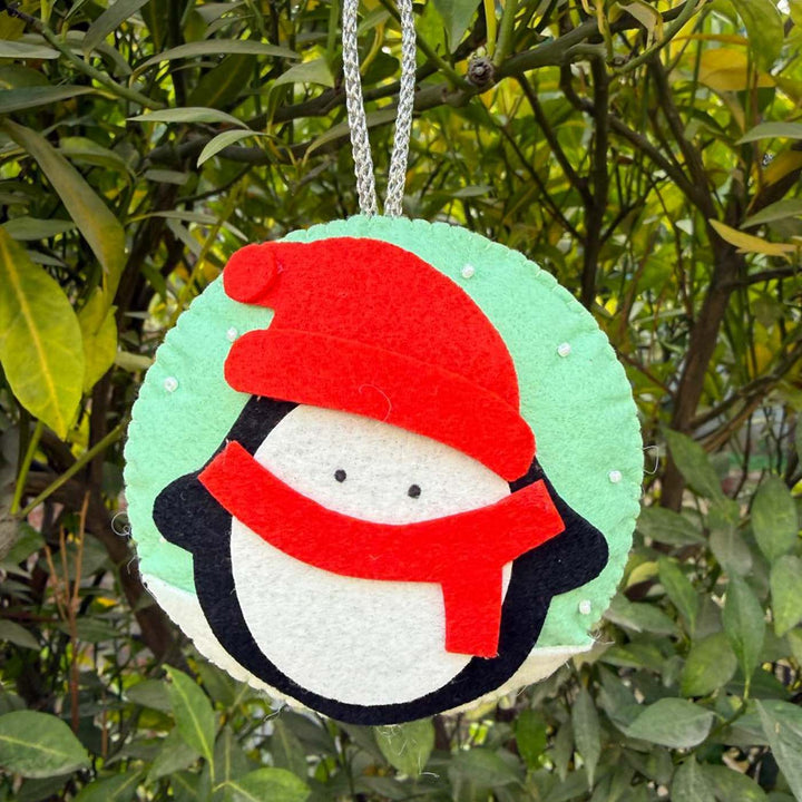 5 Pc | Colorful Handmade Felt Christmas Ornament