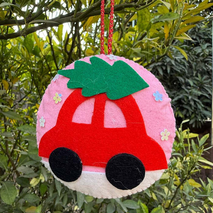 5 Pc | Colorful Handmade Felt Christmas Ornament