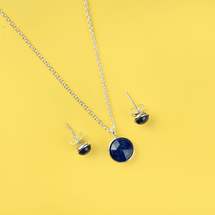 Handcrafted Healing Stone Brass Necklace