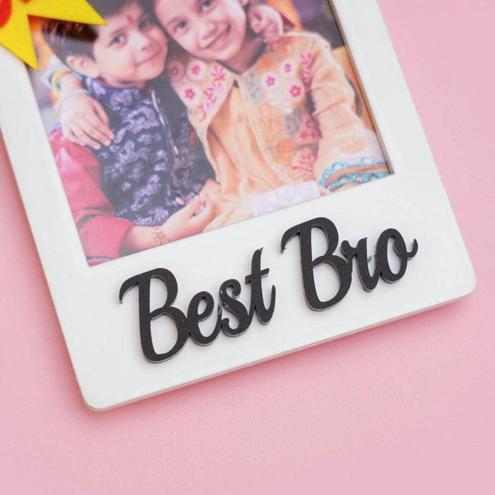 Personalized Best Sibling Fridge Magnet with Photo