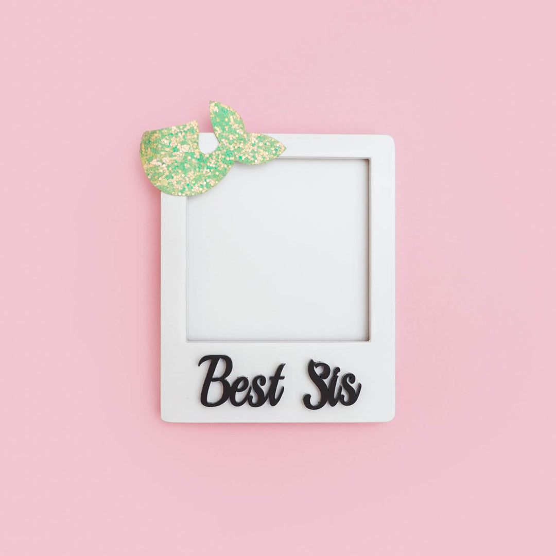 Personalized Best Sibling Fridge Magnet with Photo
