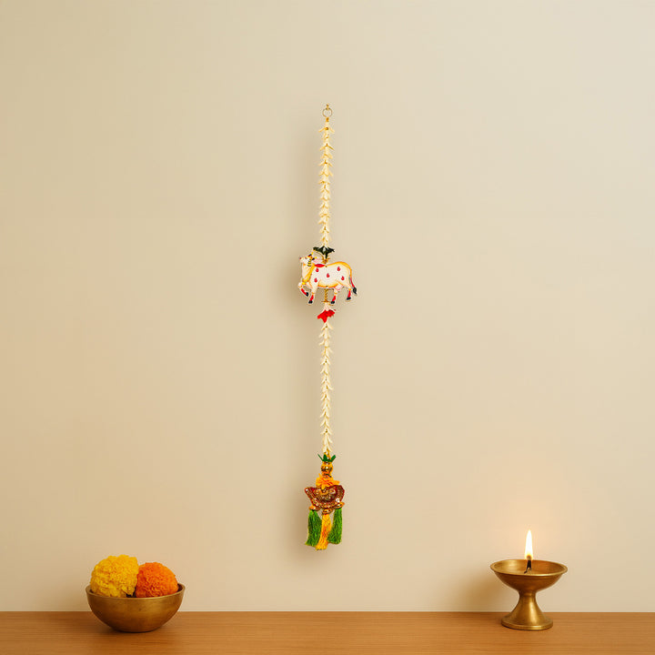 Handmade Rajnigandha Pichwai Hanging