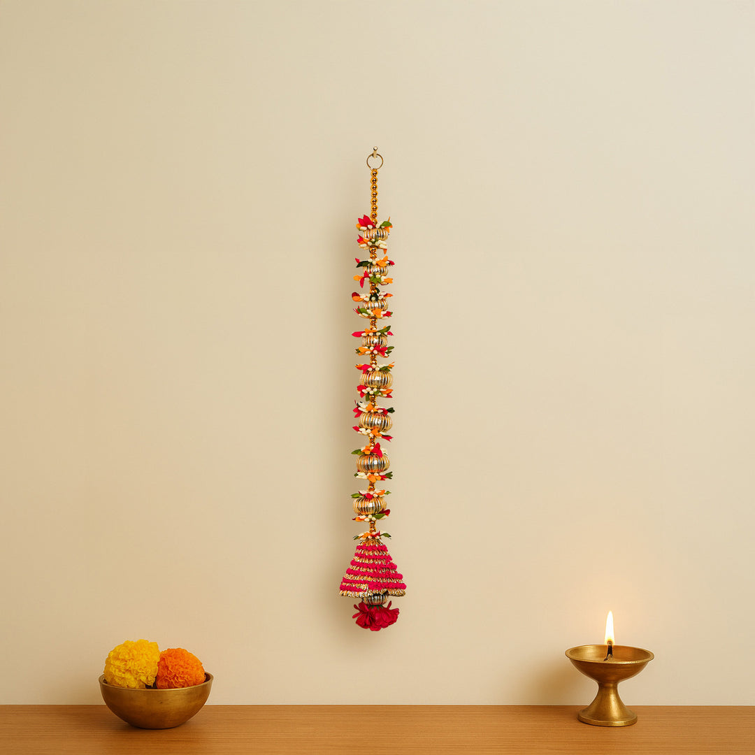 Handmade Gota Patti Floral Hanging