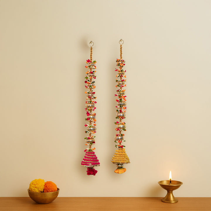 Handmade Gota Patti Floral Hanging