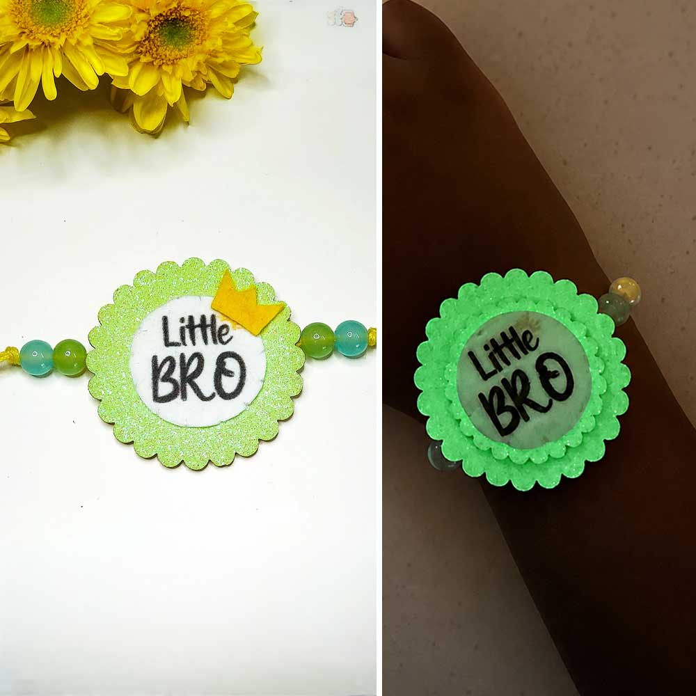 Little Bro Rakhi- Glow in the dark