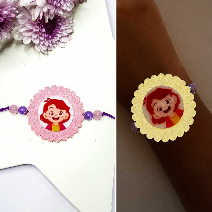 Cute sister rakhi- Glow in the dark