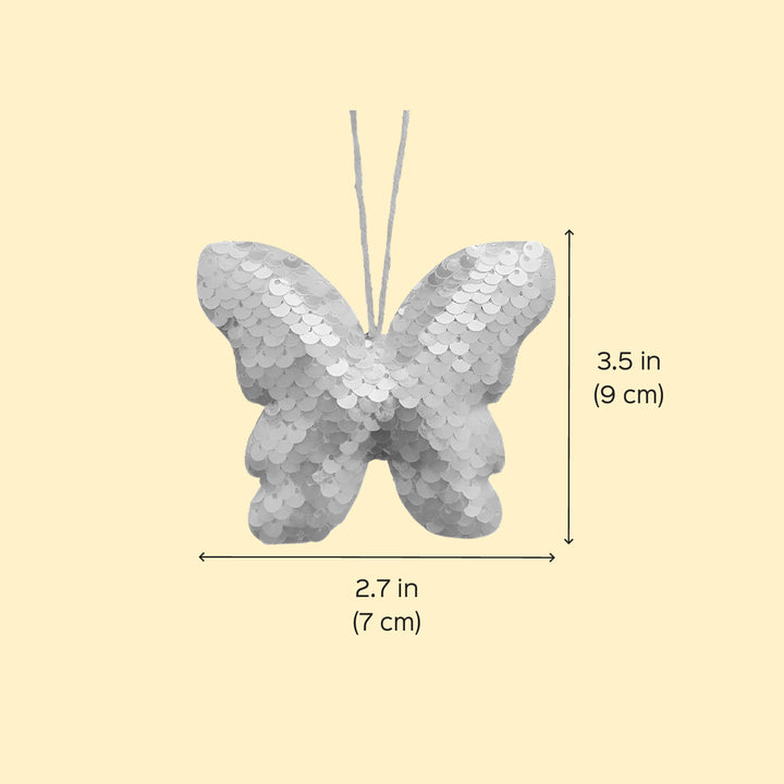 Handmade Sequin Butterfly Ornament For Christmas Decoration