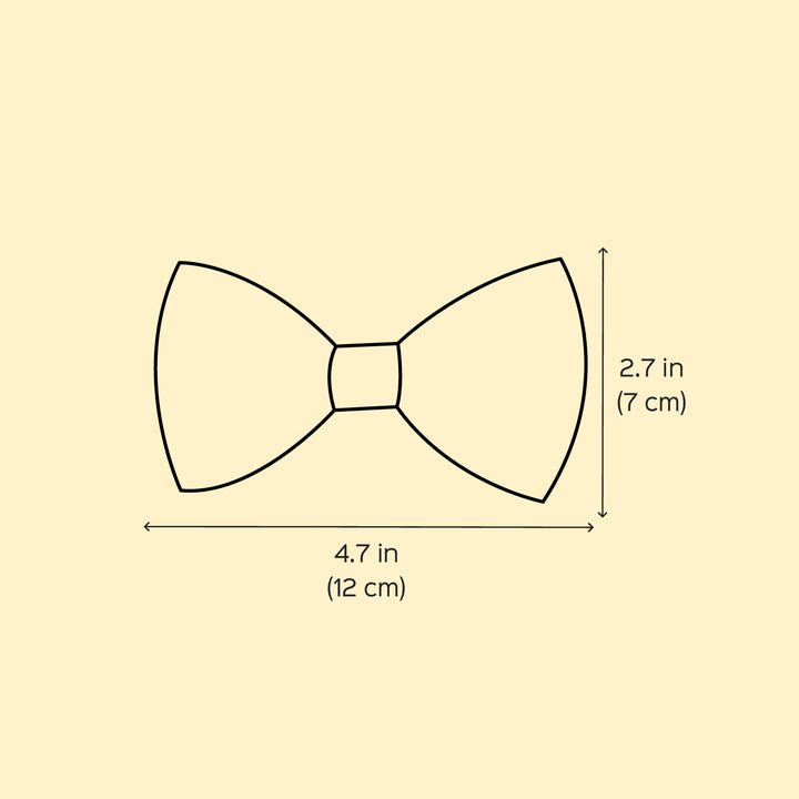 Snowflake Theme Bow Tie