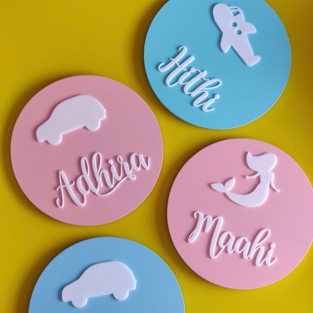 Personalized Wooden Name Plate For Kids