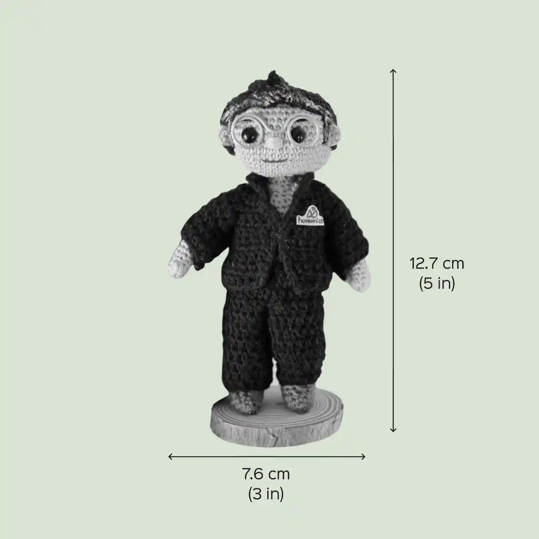 Photo Personalized Handmade Crochet Cotton Replica Doll
